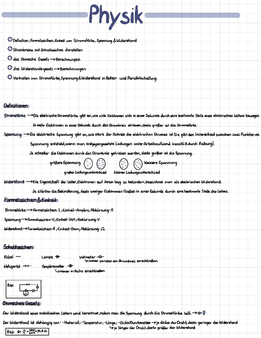 Elektrizität 