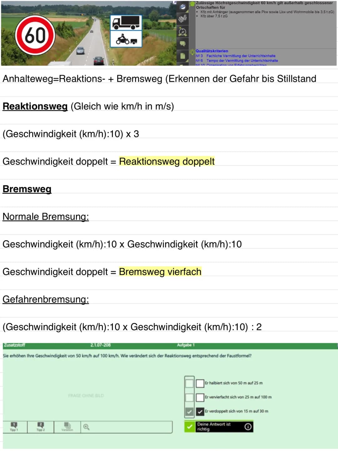 Thema 7
Geschwindigkeit, Abstand & umweltschonende Fahrweisen
Was sind die häufigsten Unfallursachen?
Sonstige Ursachen
20,0%
Falsches Verha