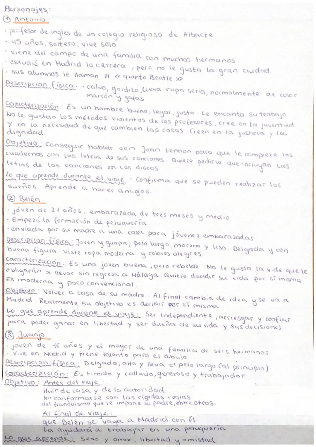 Spanisch
* Vivir es fácil con los ojos cerradas
Resumen
Antonio, profesor de inglés de mediana edad, es un gran fan de los
Beatles. Incluso 