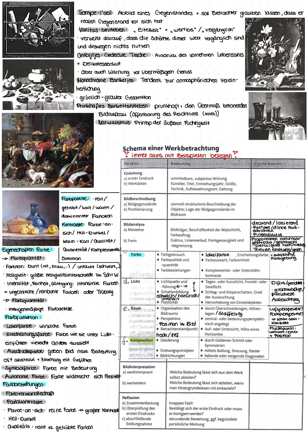 Kunst
Barock: (ca. 1600-1730)
• Im Anschluss an Spätrenaissance (vorherrschend 17. Jhd.)
• FR 18. Jhd. → empfand man als absonderlich / schw