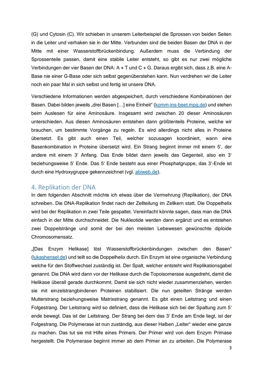 Inhaltsverzeichnis
1. Einleitung..
2. Was ist die DNA?
2.1. Erbinformationen.
3. Aufbau der DNA
4. Replikation der DNA.
Die DNA
2
.2
.3
1 1.