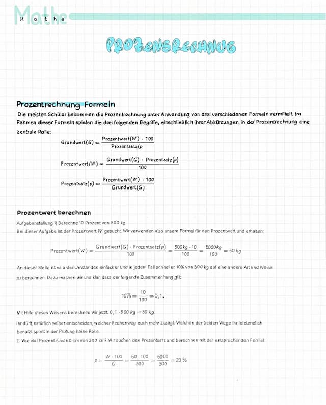 Know Prozentrechnung  thumbnail