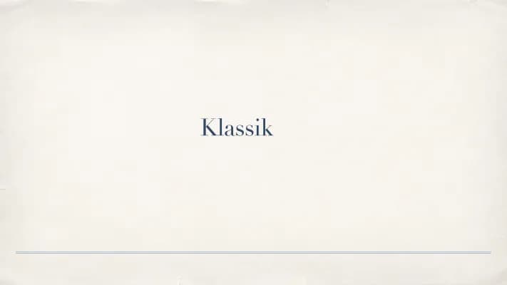 Know Epoche: Klassik thumbnail