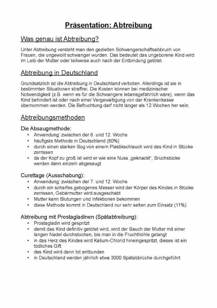 Know Referat: Abtreibung thumbnail