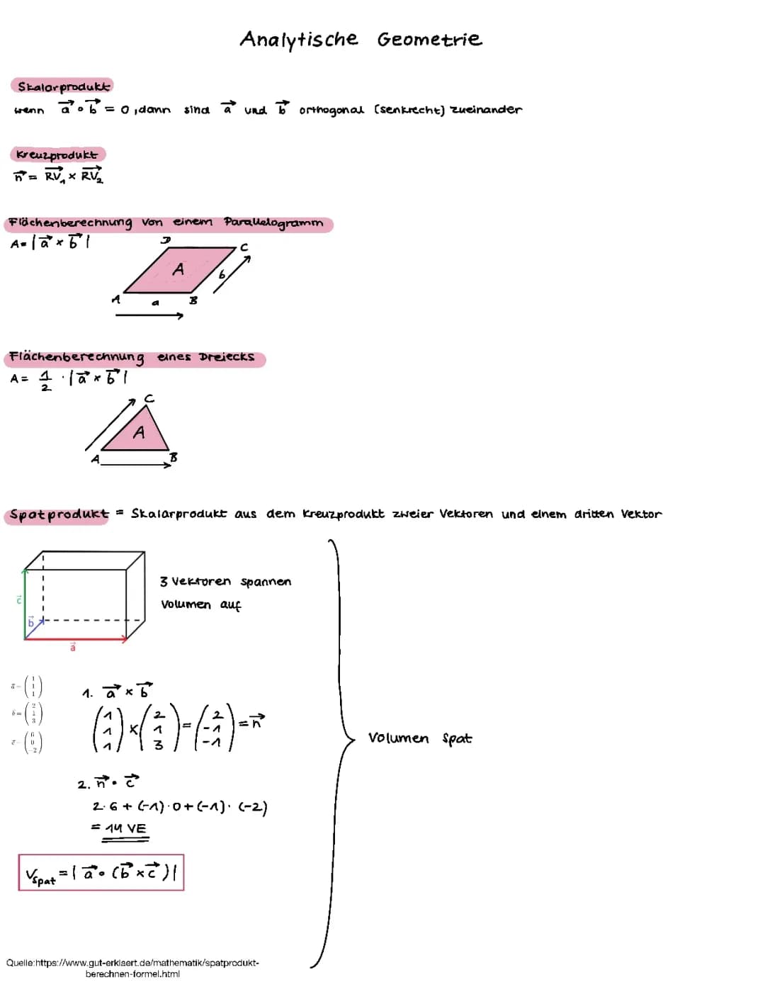 Analytische Geometrie Abi 2023