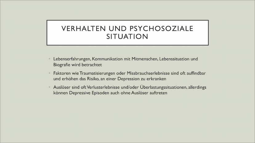 DEPRESSIONEN
Julie Klemm ●
●
●
●
Allgemeines
Fakten und Zahlen
Symptome
Psychosozial
Neurobiologisch
INHALT ●
●
ALLGEMEINES
Nicht zurückführ