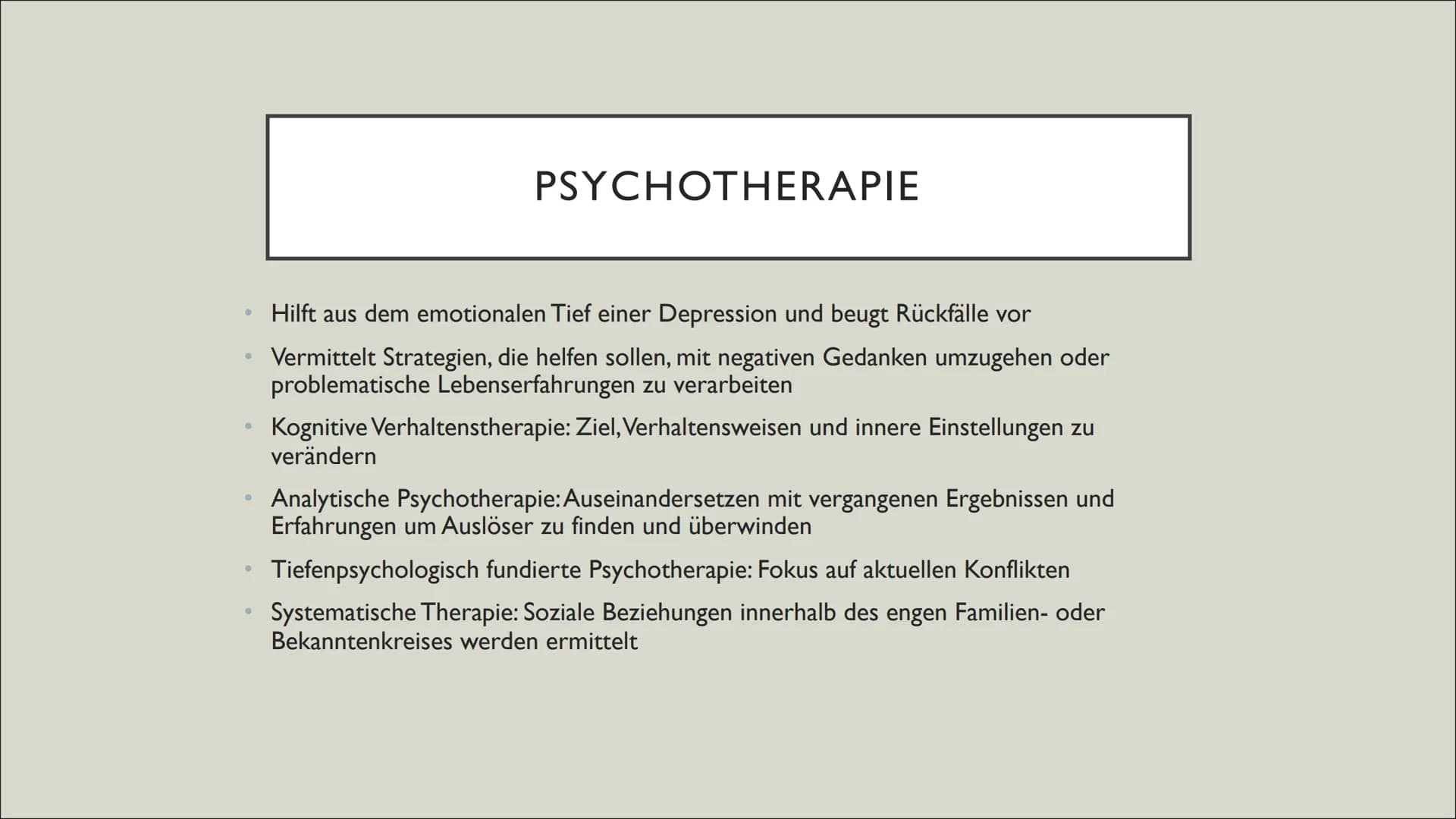 DEPRESSIONEN
Julie Klemm ●
●
●
●
Allgemeines
Fakten und Zahlen
Symptome
Psychosozial
Neurobiologisch
INHALT ●
●
ALLGEMEINES
Nicht zurückführ