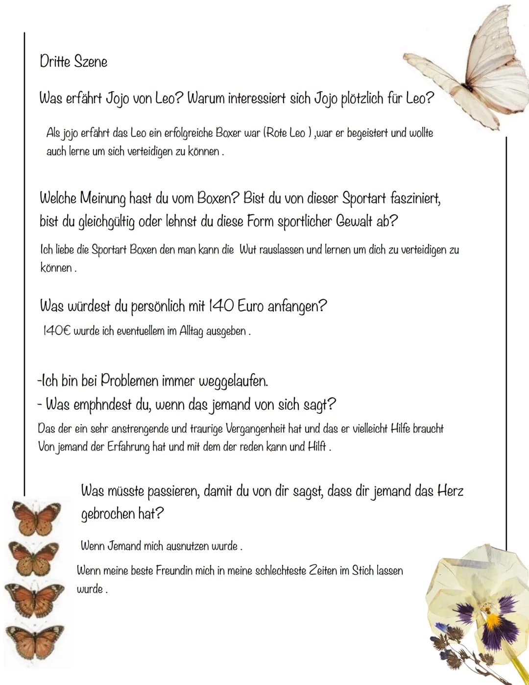 Lesetagebuch
Das Herz eines Boters Boxers
BOS
Von 11.11-22.11 Leo
Jojo
BOS Kurze Inhaltsangabe
Worum geht es in dem Buch
Der 16-jährige Jojo