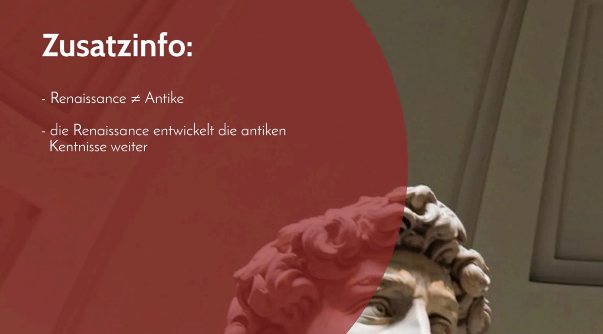 Die Renaissance
Pia Rothenburg
Begriff:
Renaissance
Inhalt
von Antike
Renaissance
zur
Architektur
Malerei
Menschenbild
Zusammenfassung Inhal