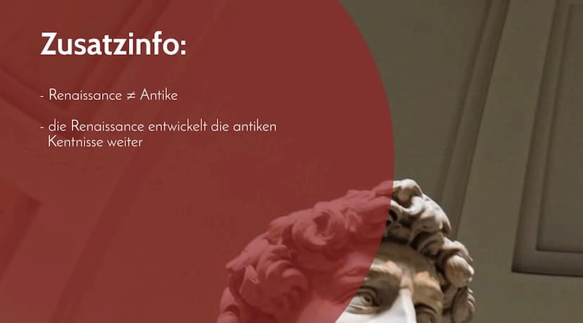 Die Renaissance
Pia Rothenburg
Begriff:
Renaissance
Inhalt
von Antike
Renaissance
zur
Architektur
Malerei
Menschenbild
Zusammenfassung Inhal