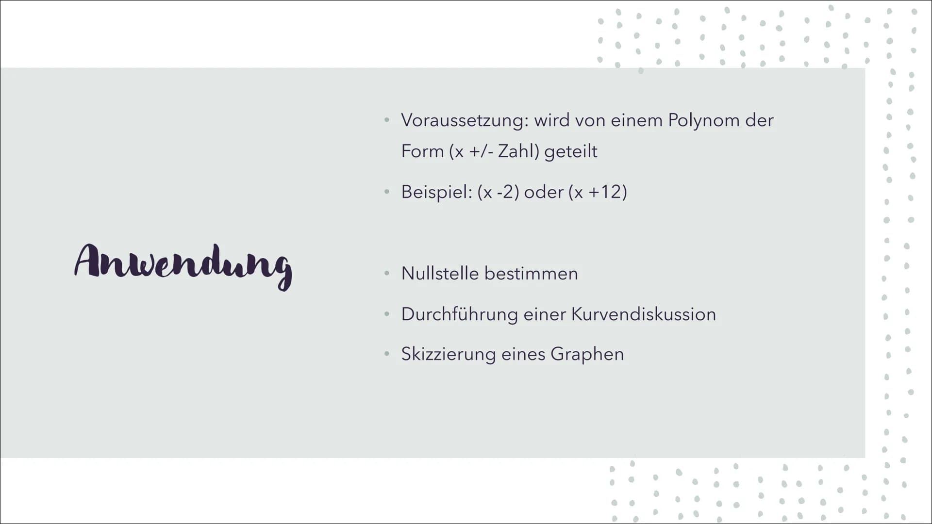 Horner-Schema
ALINA MÜCKE
SAALESCHULE FÜR (H)ALLE
10. DEZEMBER 2021 Gliederung
.
0
●
.
●
C
Historie
Erklärung & Bezug zur Polynomdivision
Un