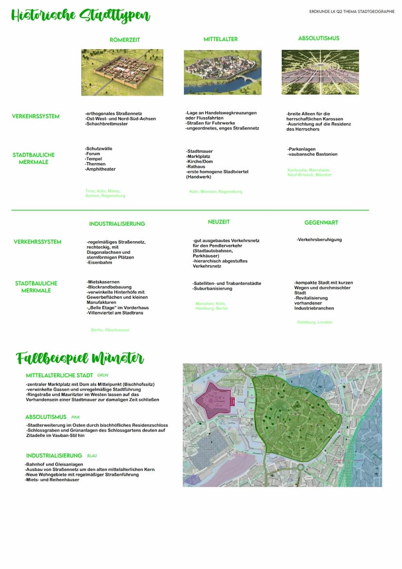 Stadtdefinitionen
STATISTISCHER STADTBEGRIFF
-Dient als Abgrenzung zwischen Städten und ländlichen Siedlungen
-Mindesteinwohnerzahlen werden