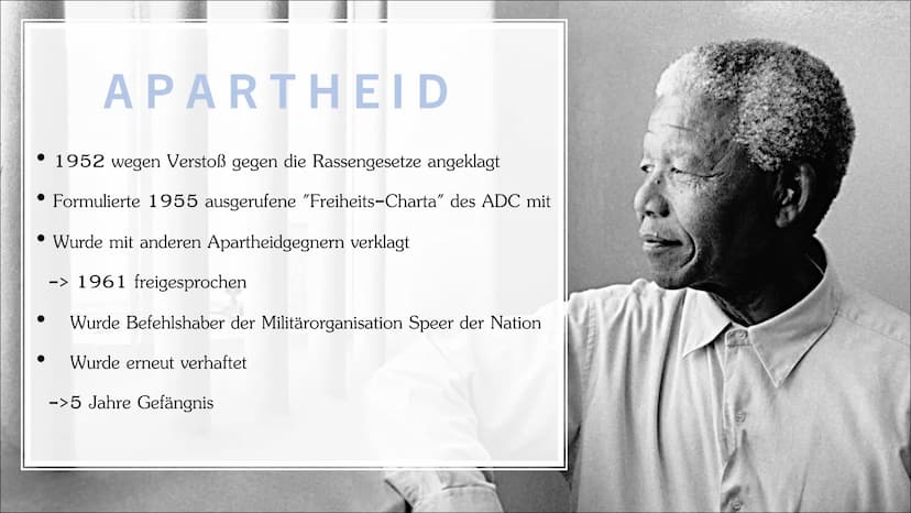 NELSON MANDELA • Lebenslauf
Nelson Mandela und seine Familie
Apartheid
• Friendensobelpreis für Nelson Mandela
• Gefangenschaft
Freilassung
