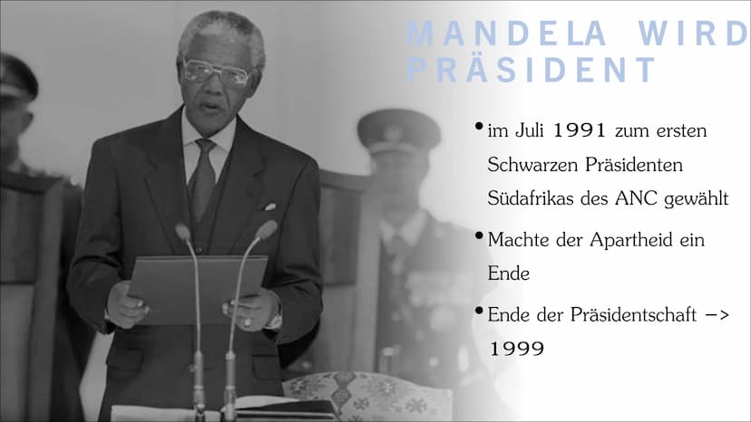 NELSON MANDELA • Lebenslauf
Nelson Mandela und seine Familie
Apartheid
• Friendensobelpreis für Nelson Mandela
• Gefangenschaft
Freilassung
