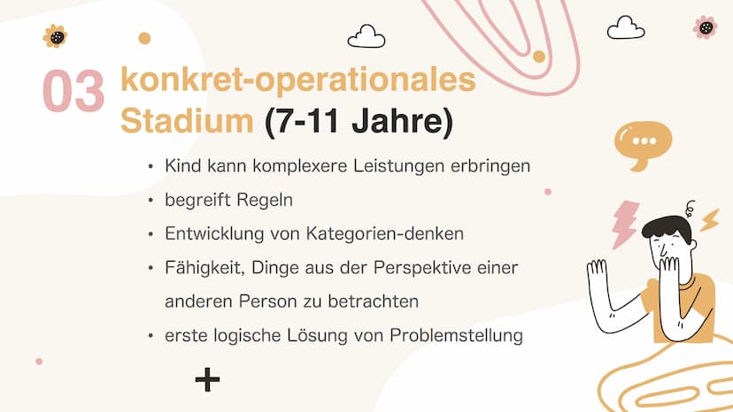 Kognitive
Entwicklung
nach Jean Piaget
+
+ Gliederung
1. Kurze Biografie
2. Glossar
3. Phasen der kognitiven Entwicklung
4. Stufen der kindl