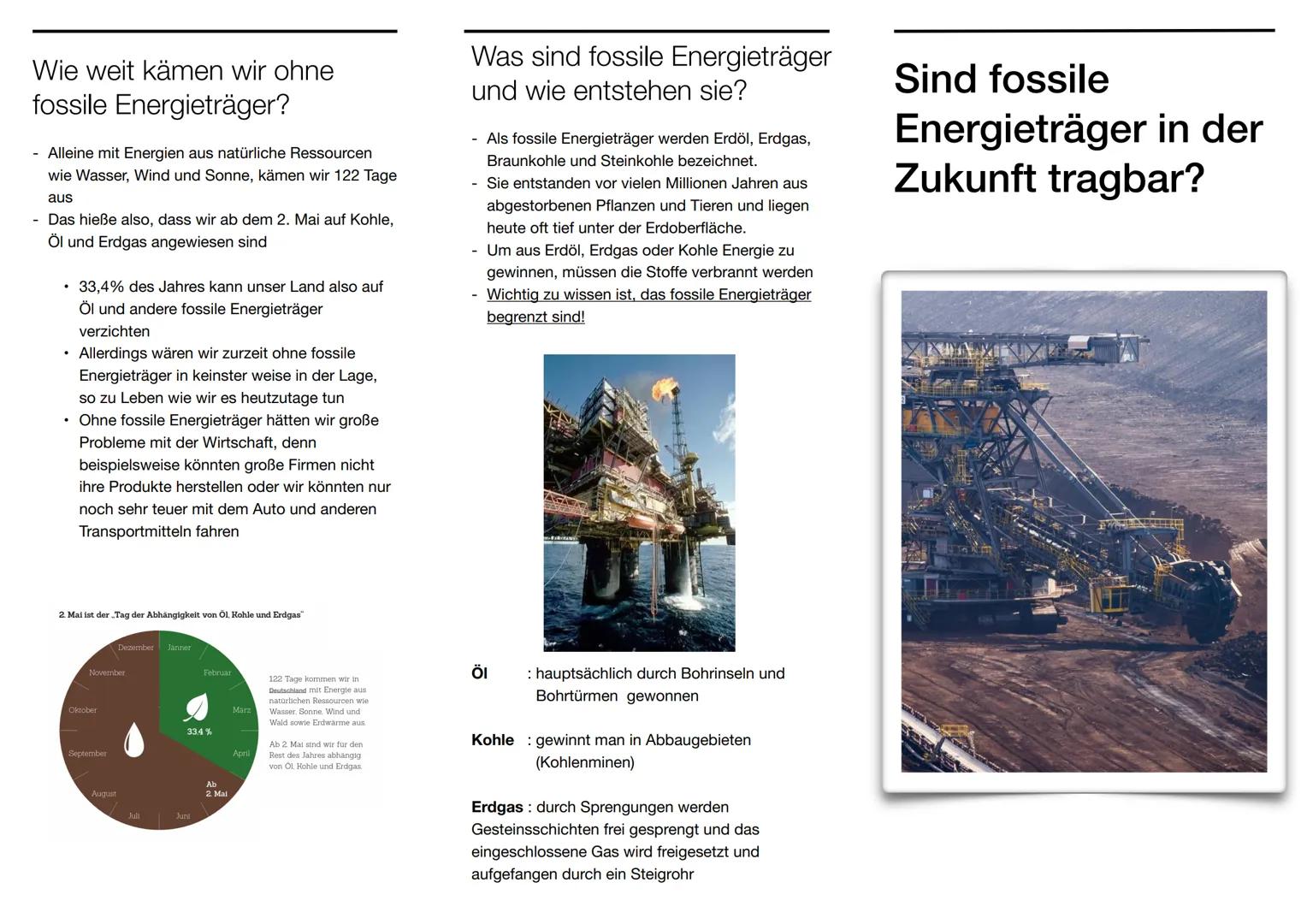 # Wie weit kämen wir ohne
fossile Energieträger?
- Alleine mit Energien aus natürliche Ressourcen
wie Wasser, Wind und Sonne, kämen wir 122 