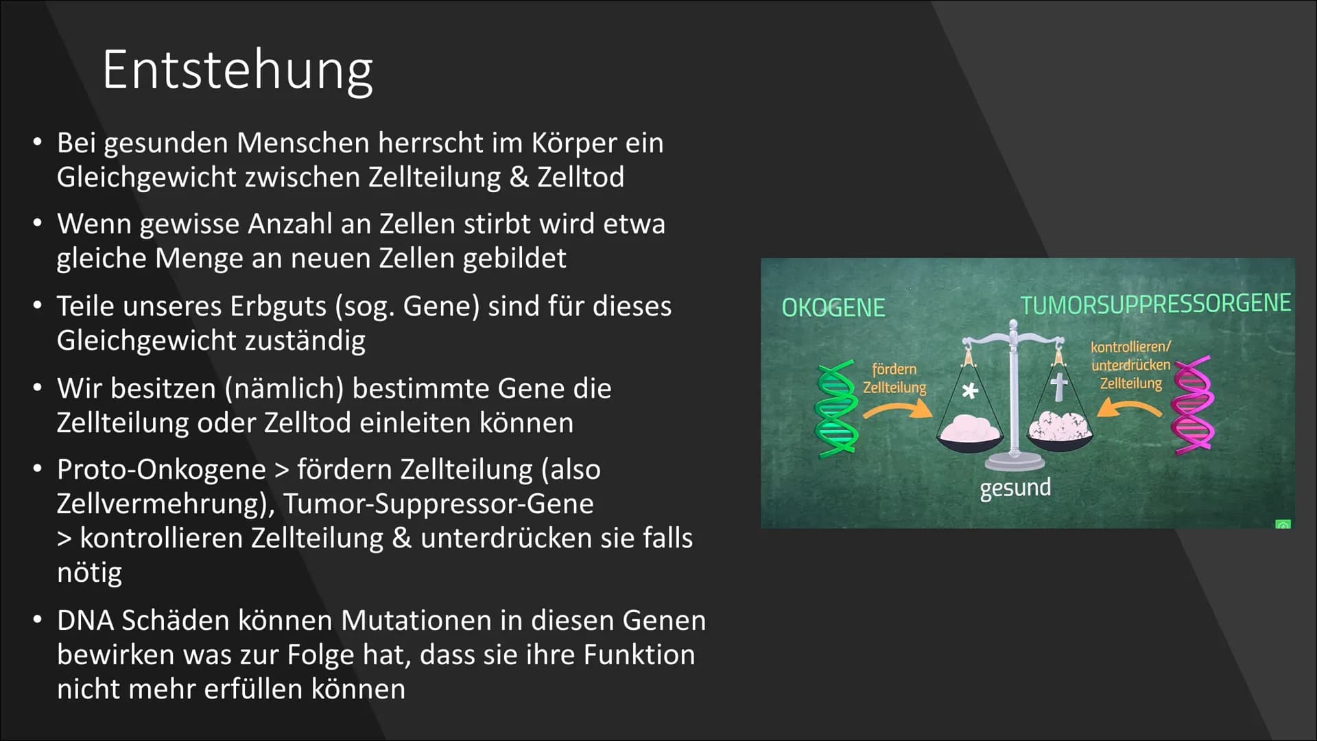 Mutation - Krebs Gliederung
1. Allgemeine Fakten über Krebs
2. Entstehung
3. Mutation
4. Ras-Protein
5. P53-Protein
6. Ursachen
7. Symptome
