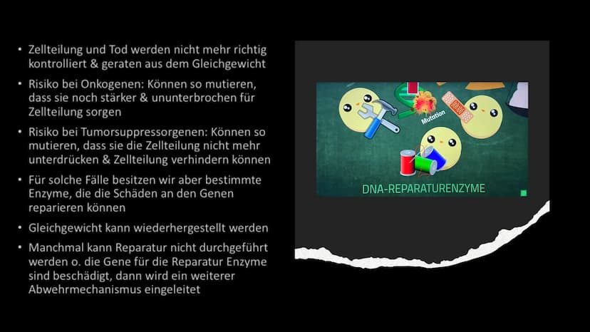 Mutation - Krebs Gliederung
1. Allgemeine Fakten über Krebs
2. Entstehung
3. Mutation
4. Ras-Protein
5. P53-Protein
6. Ursachen
7. Symptome
