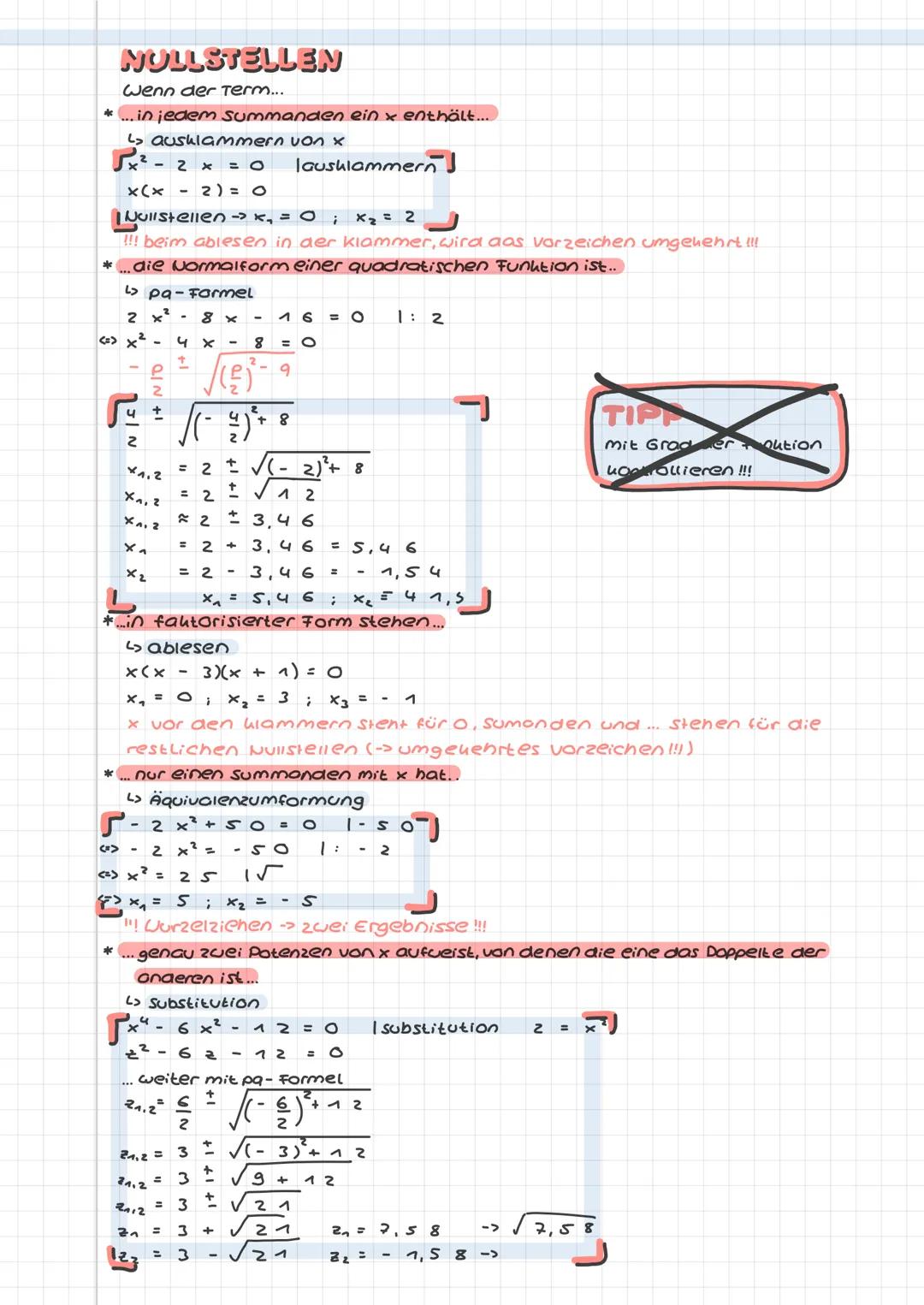 MATHEMATIKKLAUSUR
POTENZFUNKTIONEN
Definition
Eine Funktion mit einer variable mit einem Exponenten n=0.
_^
f(x) = x
Definitionsbereiche
-> 