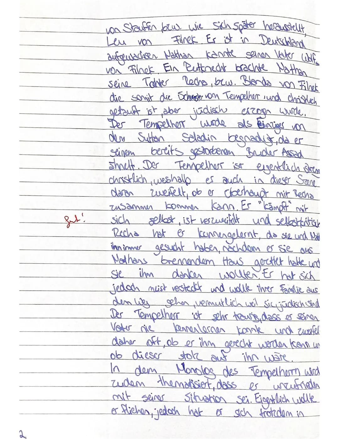 ch
Deutsch - Q1, 1-G91
Thema: Strukturell unterschiedliche Dramen aus unterschiedlichen historischen
Kontexten: Nathan der Weise (G. E. Less