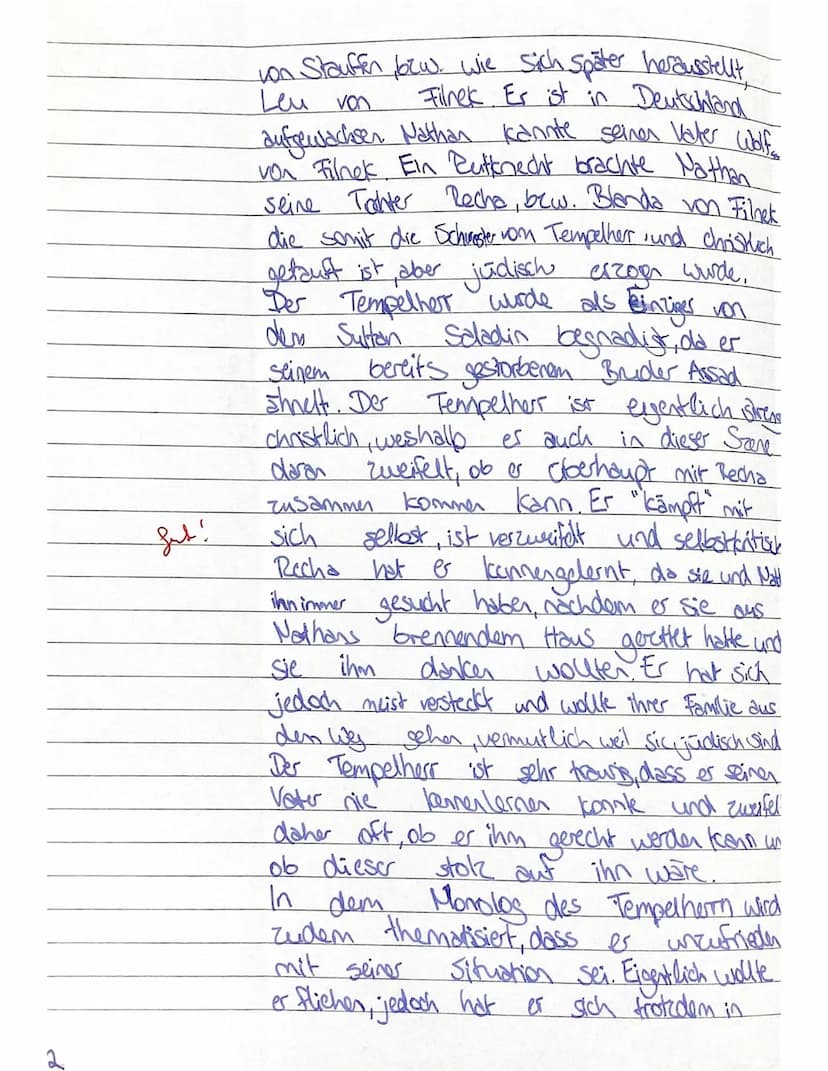 ch
Deutsch - Q1, 1-G91
Thema: Strukturell unterschiedliche Dramen aus unterschiedlichen historischen
Kontexten: Nathan der Weise (G. E. Less