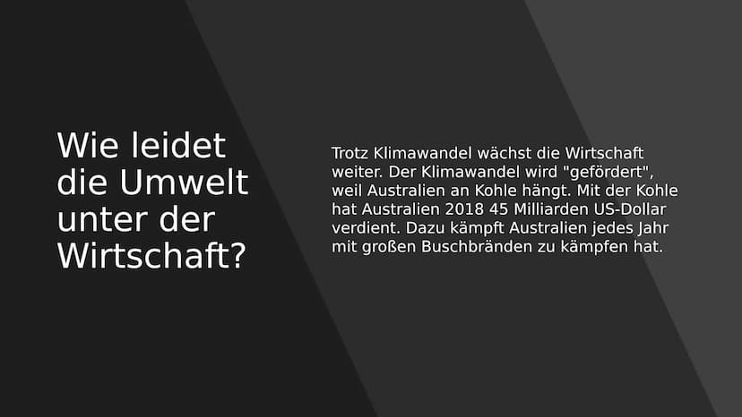 NK
Australien
Wirtschaft und Umwelt Steckbrief:
Name: Australien
Hauptstadt: Canberra
Telefonvorwahl: +61
Einwohner: 25.324.713 (5. April 20