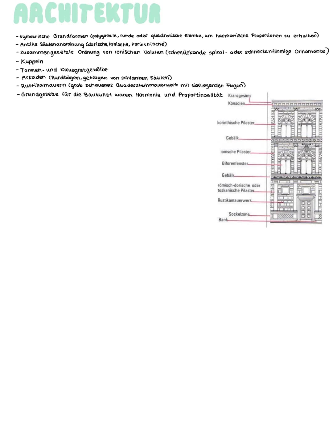RENAISSANCE
zeitliche Einordnung:
-begann in Florenz
-Frühe Reinaissance : 1400-1500
- Hohe Reinaissance 1500 - 1530
- späte Renaissance: 15