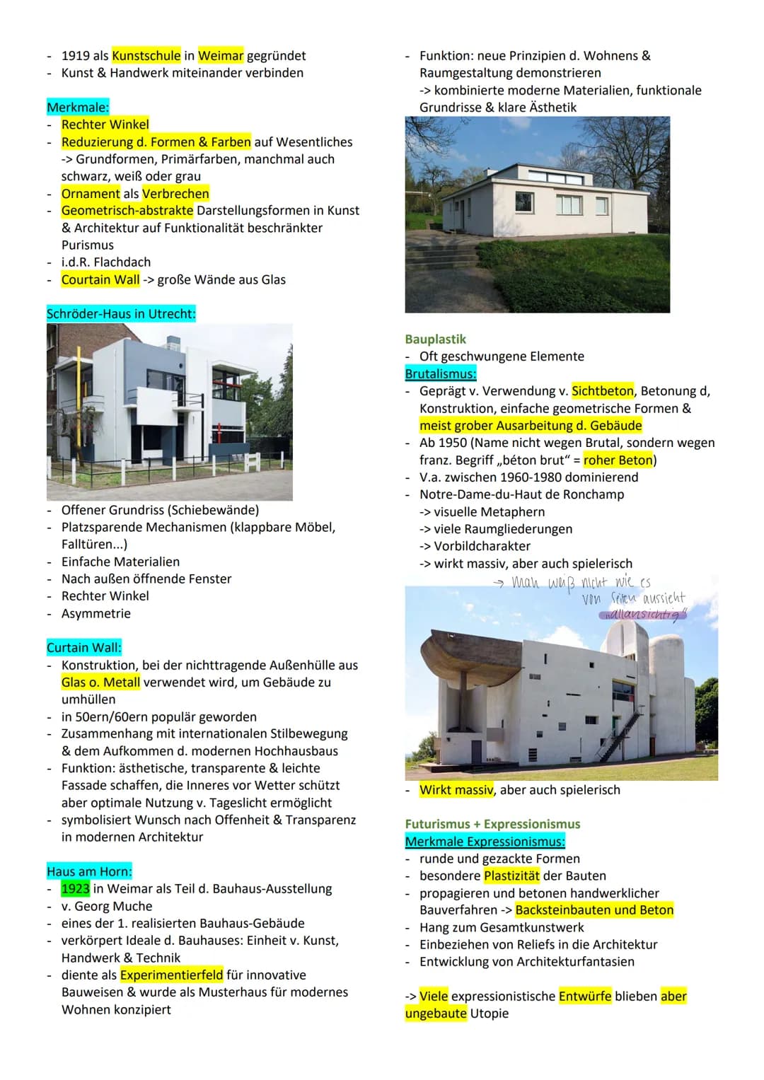 Architektur
= Baukunst des Menschen
Aus griech. Worten ,,archi" (Haupt-) und ,,techné"
(Kunst/Handwerk)
- 1. ,,richtige" Kunstform, denn ers