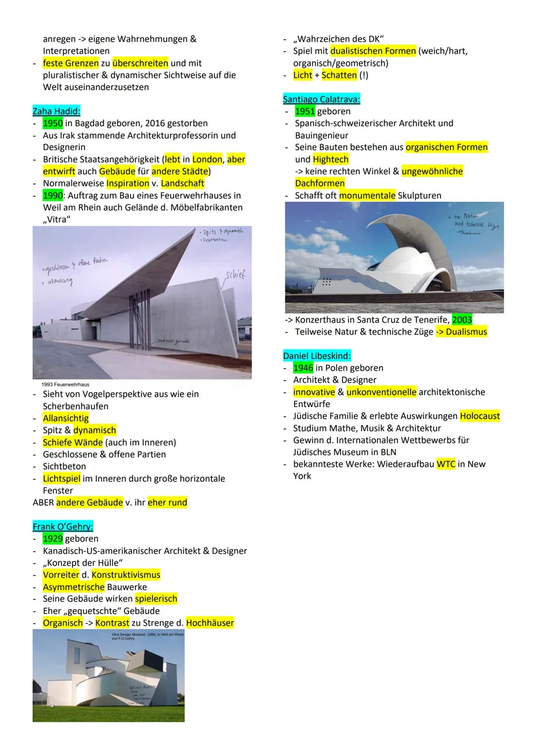 Architektur
= Baukunst des Menschen
Aus griech. Worten ,,archi" (Haupt-) und ,,techné"
(Kunst/Handwerk)
- 1. ,,richtige" Kunstform, denn ers