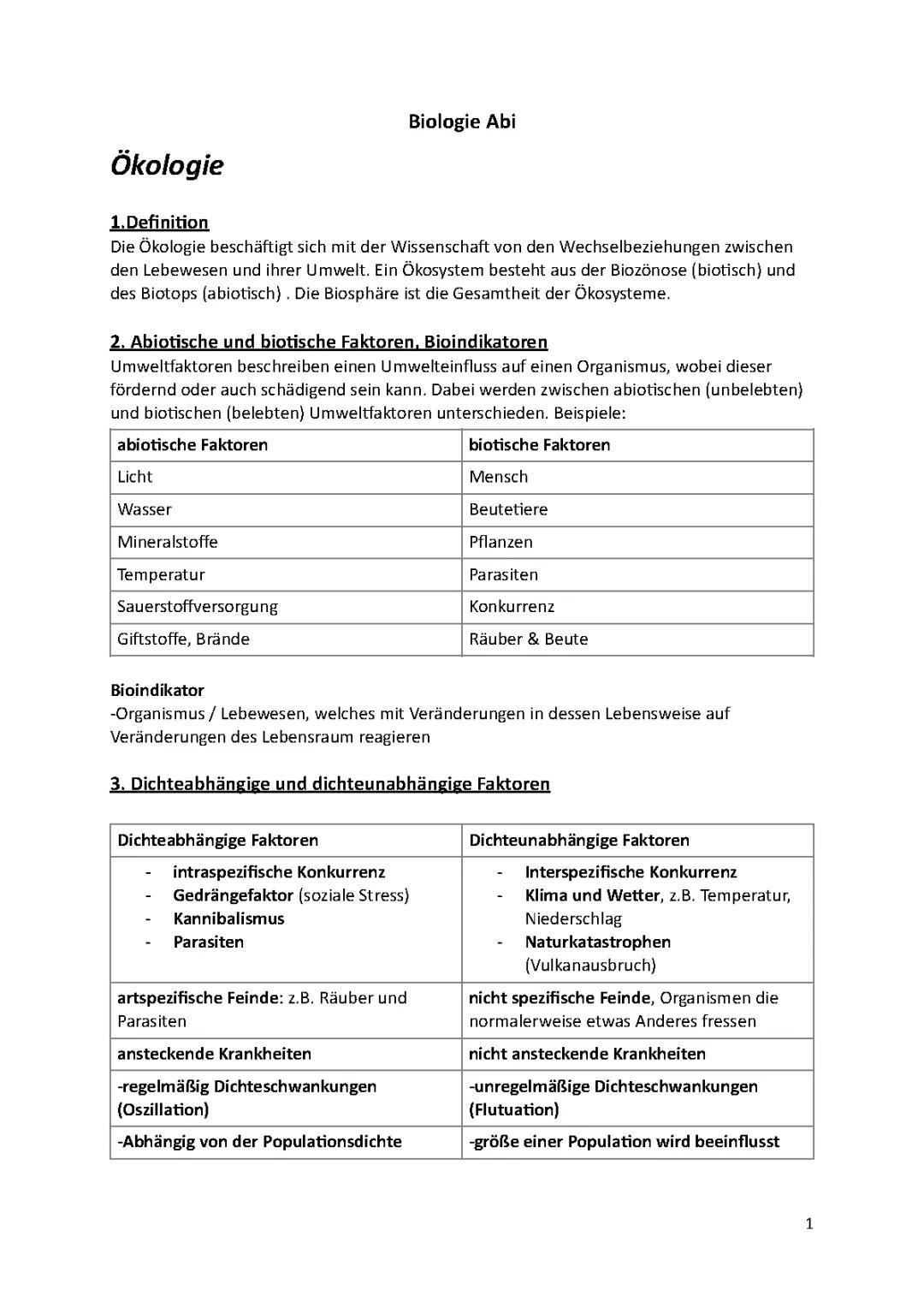 Biologie Abitur 2024: Übungen, Lösungen und wichtige Themen