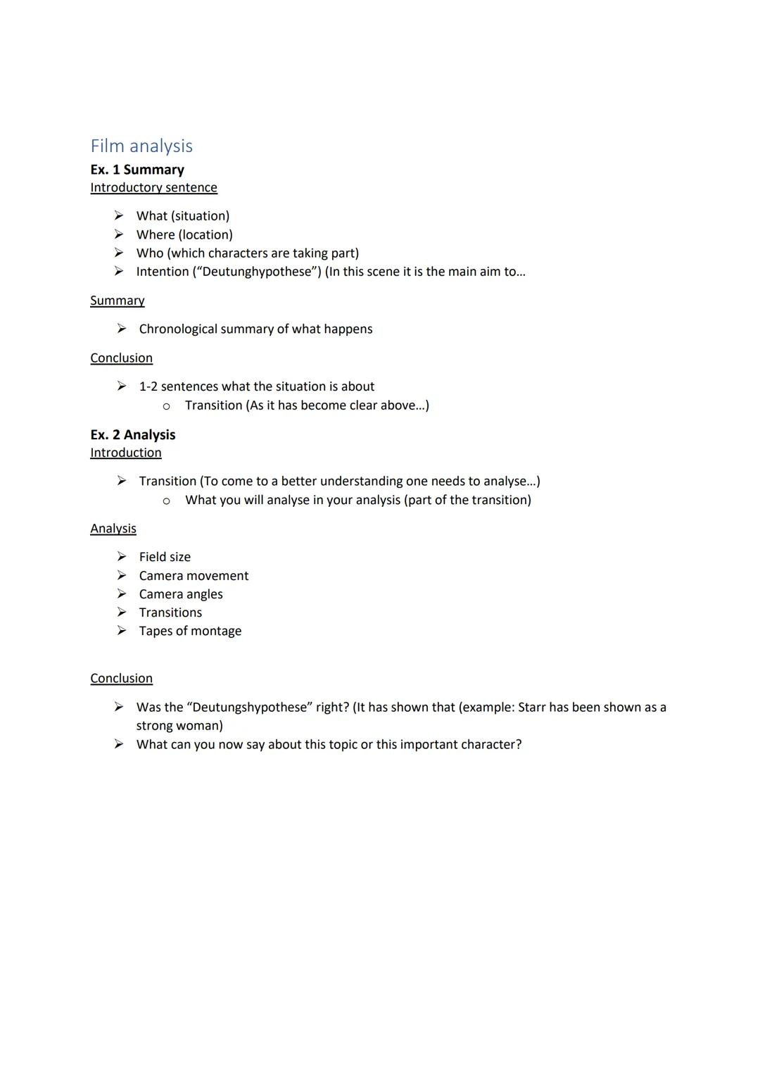 # Analysis

| Non-fictional text | Fictional text |
| ----------- | ----------- |
| ➤ Article | ➤ short story |
| ➤ Speech | ➤ drama |
| ➤ R