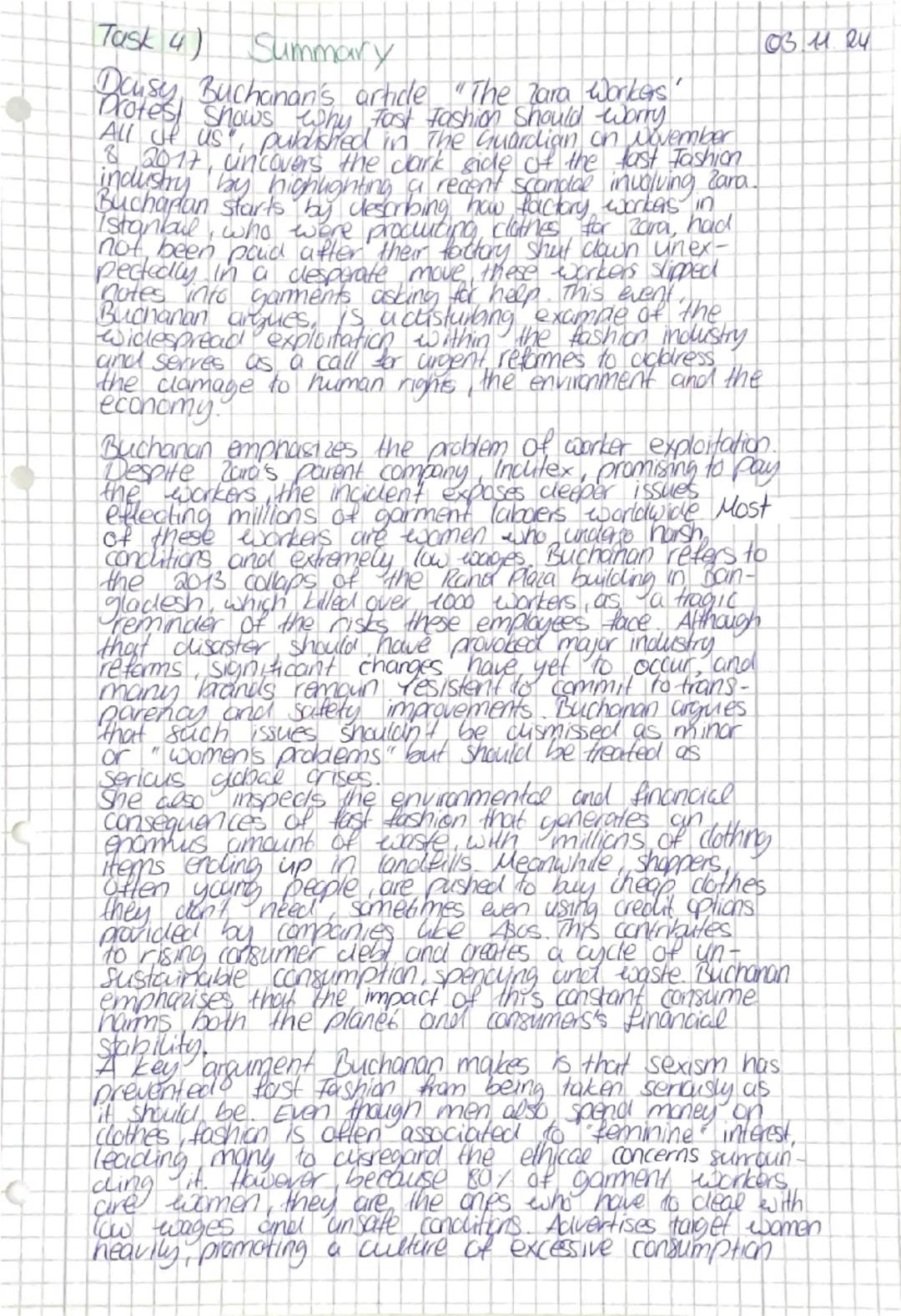 How to write an analysis

introduction
- No typical introduction sentence like a
Summary!
- write down what the authors intention
is
↳and ho