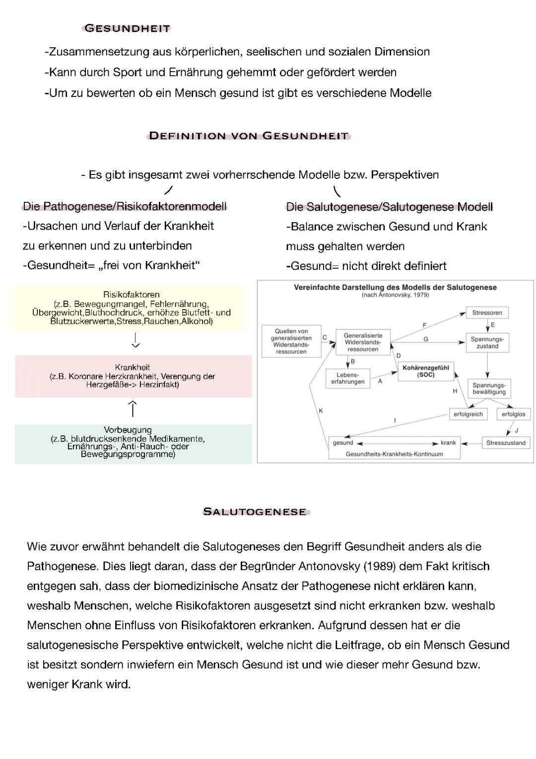 Salutogenese einfach erklärt für Kinder - Das Modell von Antonovsky und Beispiele