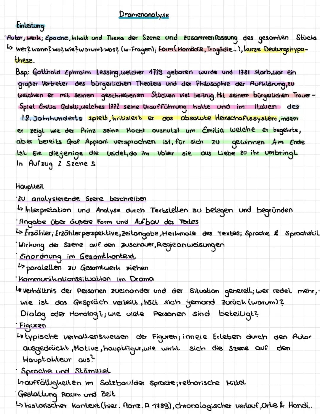 Dramenanalyse 