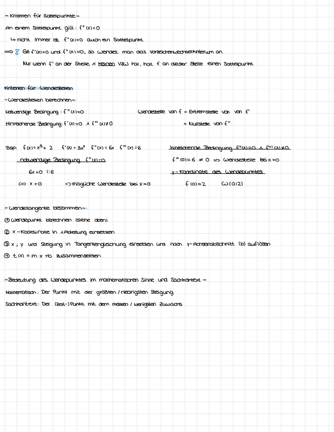 Mathe Klausur 01.10.2021
Themen: Wiederholung der Ableitung
Ableitungsfunktionen f', f" ,f" etc. von f bestimmen
Bedeutung der 1. Ableitung
