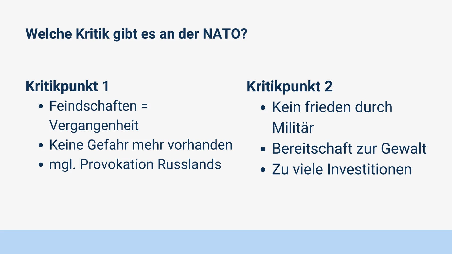 Von Meslina & Maya
Die NATO
North Atlantic Treaty Organization Inhalts-
verzeichnis
Teil 1
Teil 2
Teil 3
Teil 4
Teil 5
Teil 6
Teil 7
Was & W