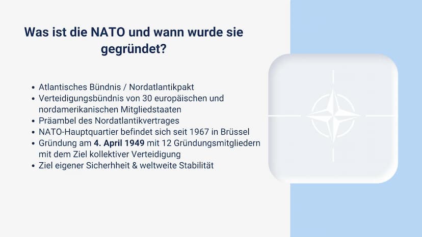 Von Meslina & Maya
Die NATO
North Atlantic Treaty Organization Inhalts-
verzeichnis
Teil 1
Teil 2
Teil 3
Teil 4
Teil 5
Teil 6
Teil 7
Was & W
