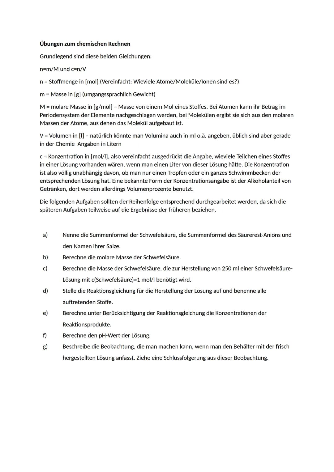 Säuren und Basen:
Wichtige Säuren:
Salzsäure HCL
Salpetersäure HNO3
Schwefelsäure H₂SO₂
Phosphorsäure H₂PO4
Essigsäure CH₂COOH
Kohlensäure H