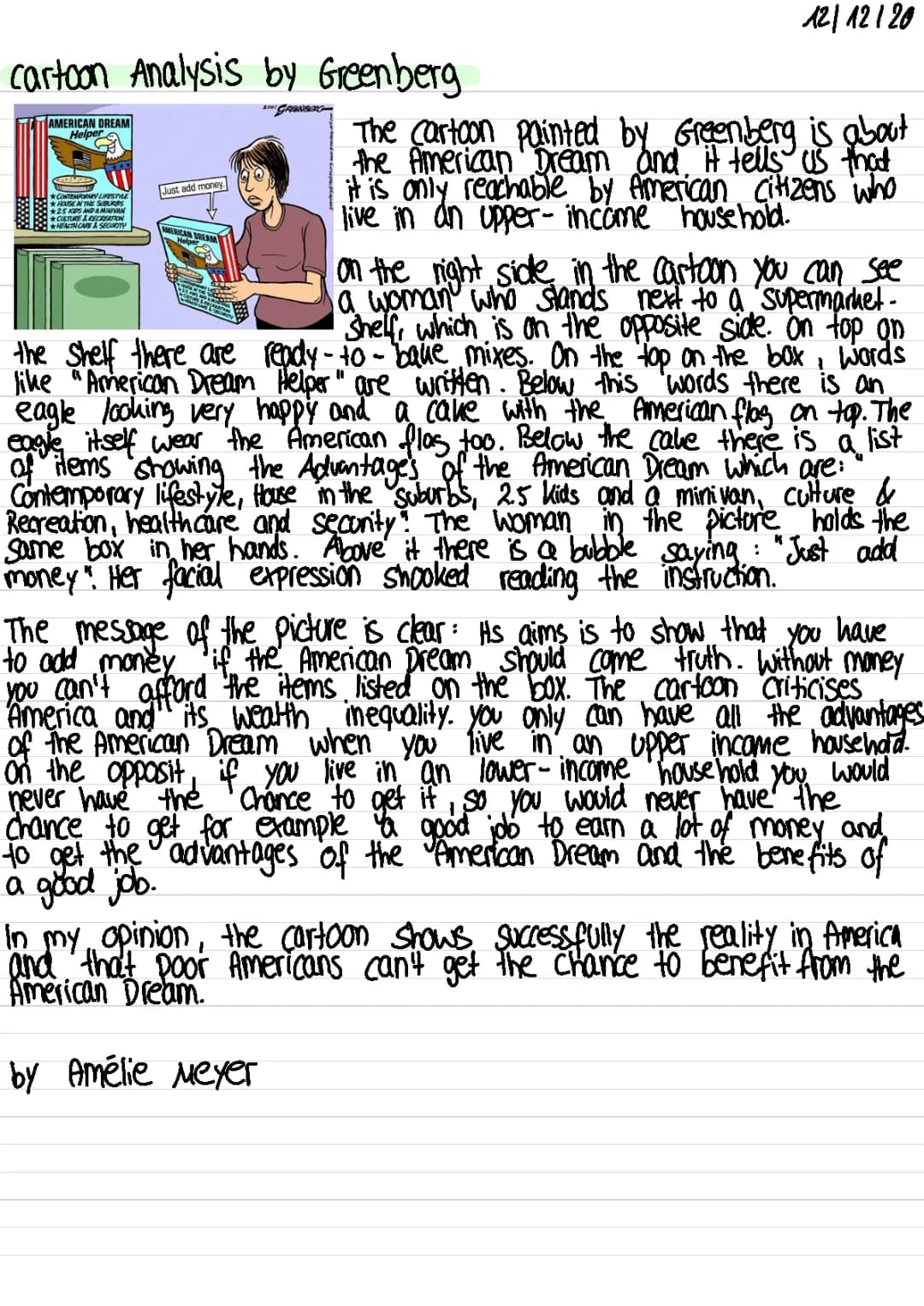 Exploring the American Dream in Cartoons: A Fun Analysis