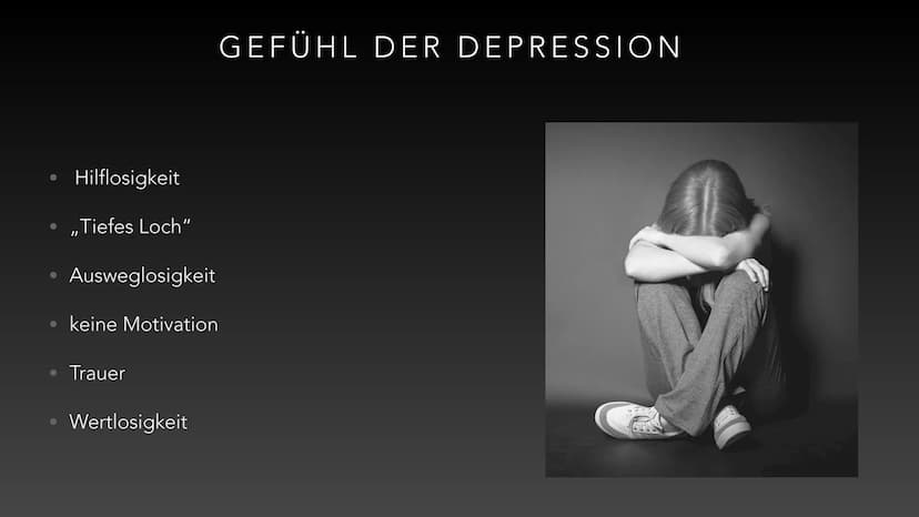 VON LENA A. UND LILLIANA G.
DEPRESSION DEFINITIONEN WICHTIGER BEGRIFFE
• affektive Störung: emotionale Störung, beschreibt übermäßige Trauer