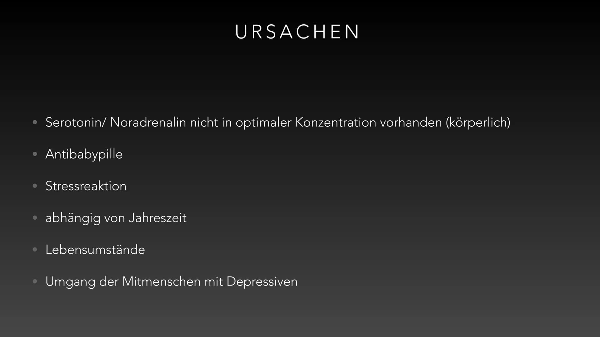 VON LENA A. UND LILLIANA G.
DEPRESSION DEFINITIONEN WICHTIGER BEGRIFFE
• affektive Störung: emotionale Störung, beschreibt übermäßige Trauer