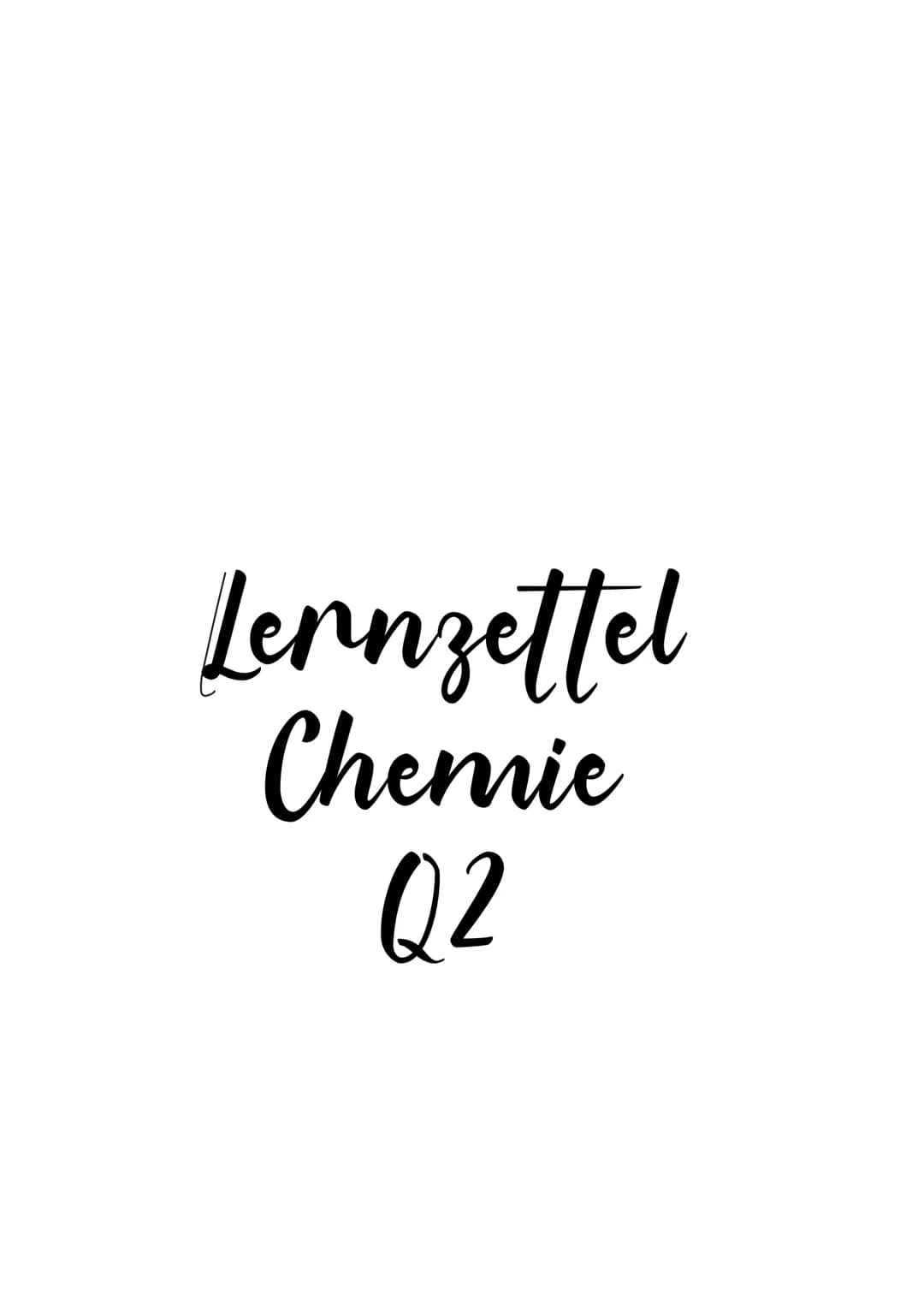 Lennzettel
Chemie
Q2 ALKOHOLE/
ALKANOLE DIE STOFFKLASSE DER ALKOHOLE
a. Grundbegriffe: funktionelle Hydroxy(1) gruppe, einwertige Alkohole (