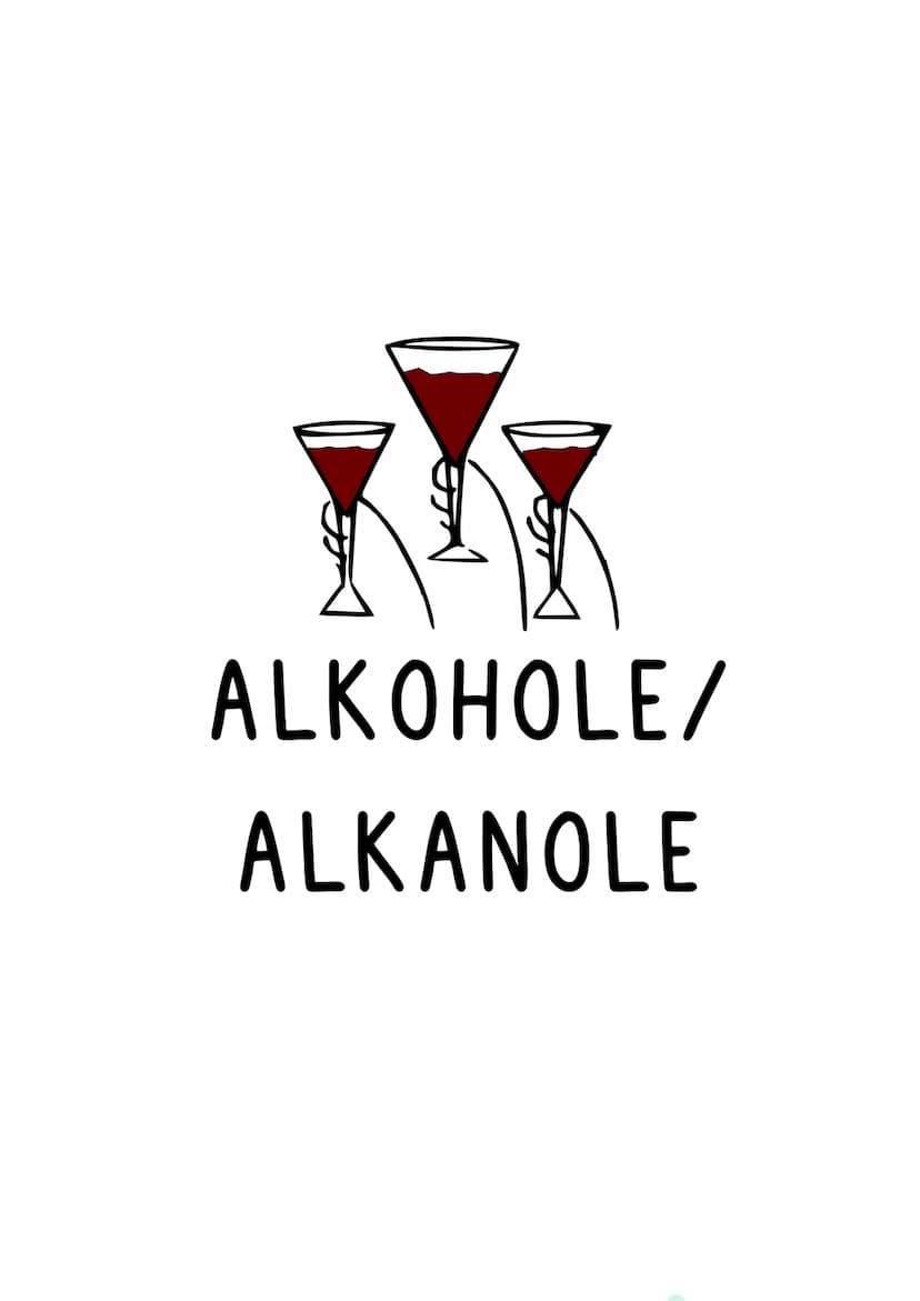 Lennzettel
Chemie
Q2 ALKOHOLE/
ALKANOLE DIE STOFFKLASSE DER ALKOHOLE
a. Grundbegriffe: funktionelle Hydroxy(1) gruppe, einwertige Alkohole (