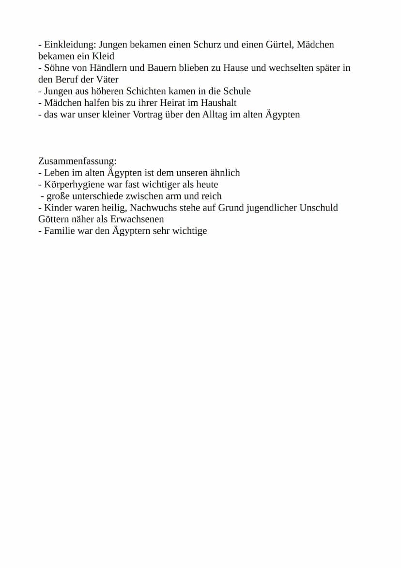 DER ALLTAG IM ALTEN ÄGYPTEN
- wir möchten euch heute einen Vortrag über den Alltag im alten Ägypten halten
das Leben im alten Ägypten war de