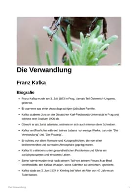 Know Die Verwandlung Franz Kafka thumbnail