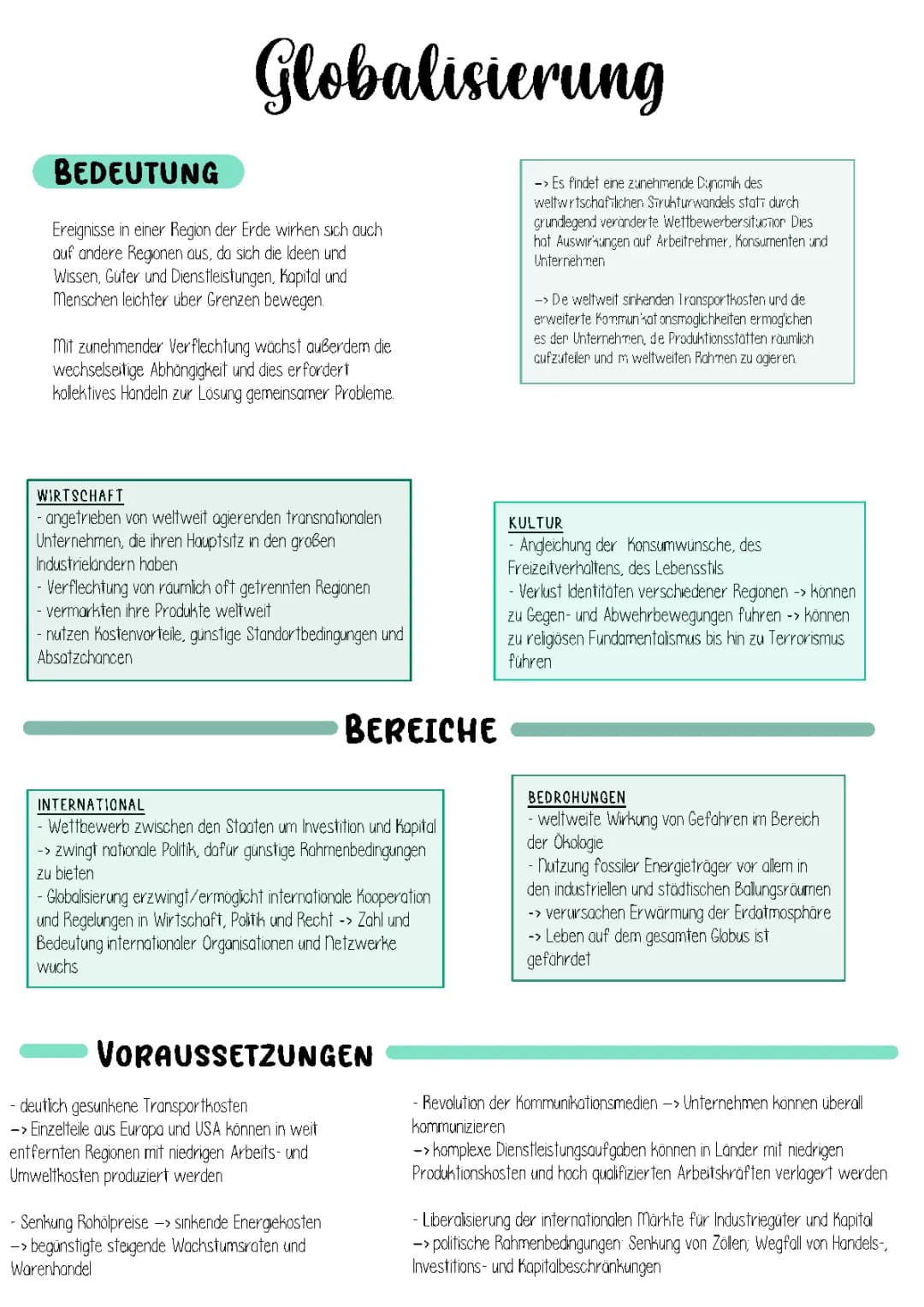 Wie Globalisierung unser Leben verändert - Auswirkungen auf Wirtschaft, Gesellschaft und Umwelt
