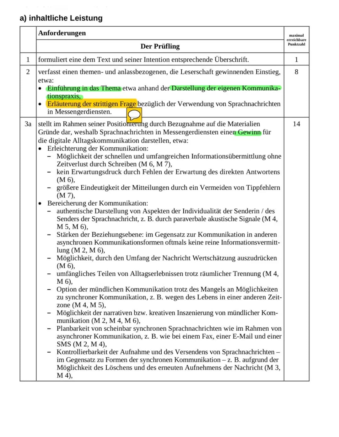 Materialgestütztes Schreiben - Probeklausur
Aufgabenstellung:
15.5.24
An Ihrer Schule wird eine Projektwoche zum Thema „Kommunikation im 21.