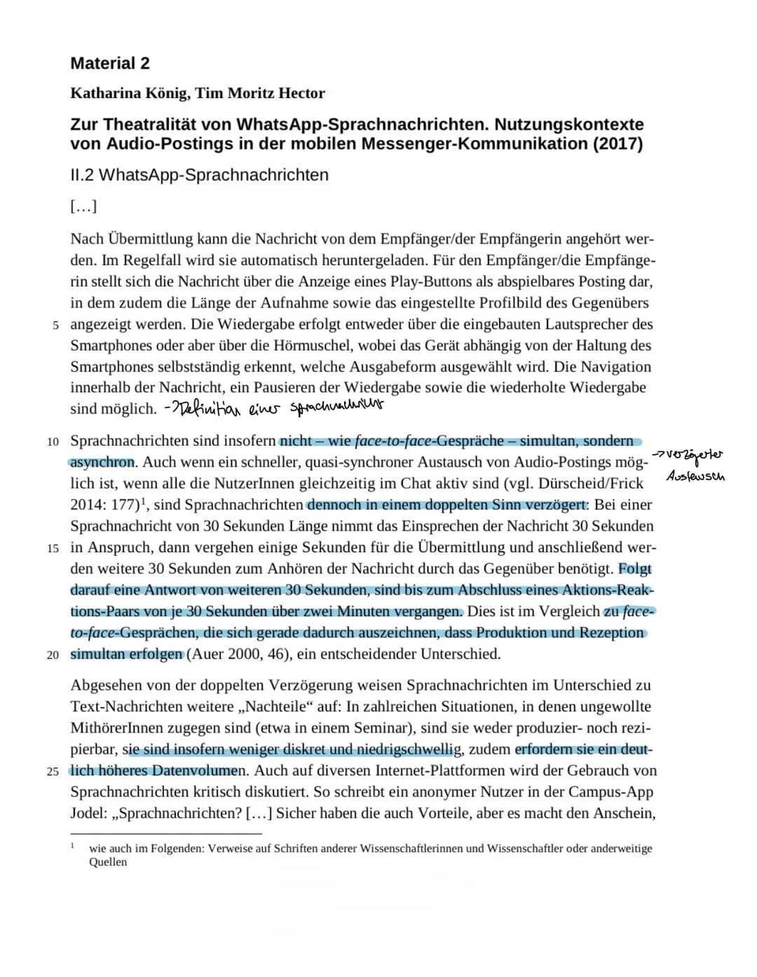 Materialgestütztes Schreiben - Probeklausur
Aufgabenstellung:
15.5.24
An Ihrer Schule wird eine Projektwoche zum Thema „Kommunikation im 21.