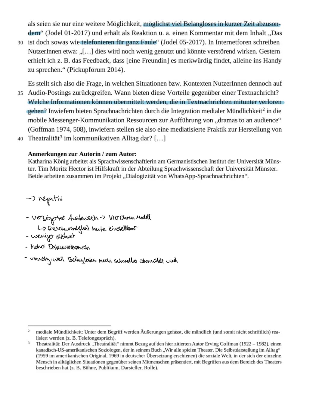 Materialgestütztes Schreiben - Probeklausur
Aufgabenstellung:
15.5.24
An Ihrer Schule wird eine Projektwoche zum Thema „Kommunikation im 21.