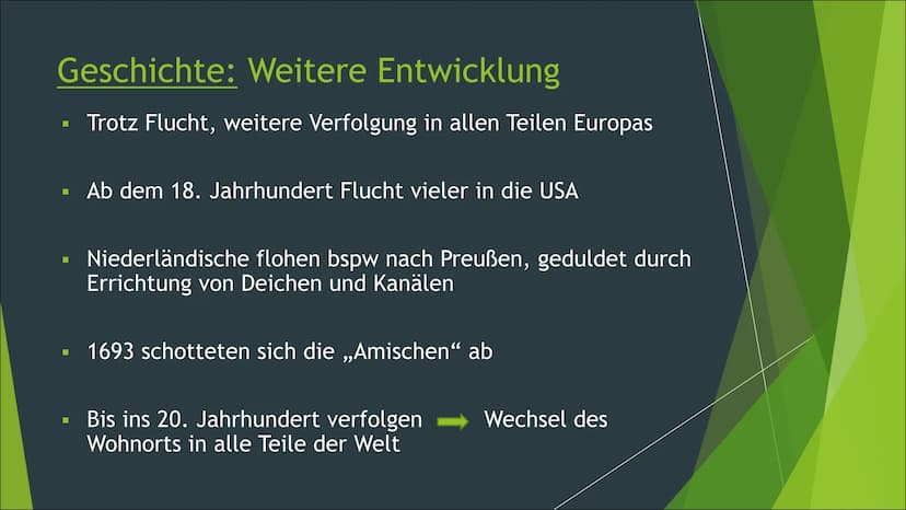 Mennoniten
Lebensweise, Herkunft und Unterschiede
Von Katharina zu Klampen ■
Themen:
1. Reformationszeit
2. Weitere Entwicklung
■
Abstammung